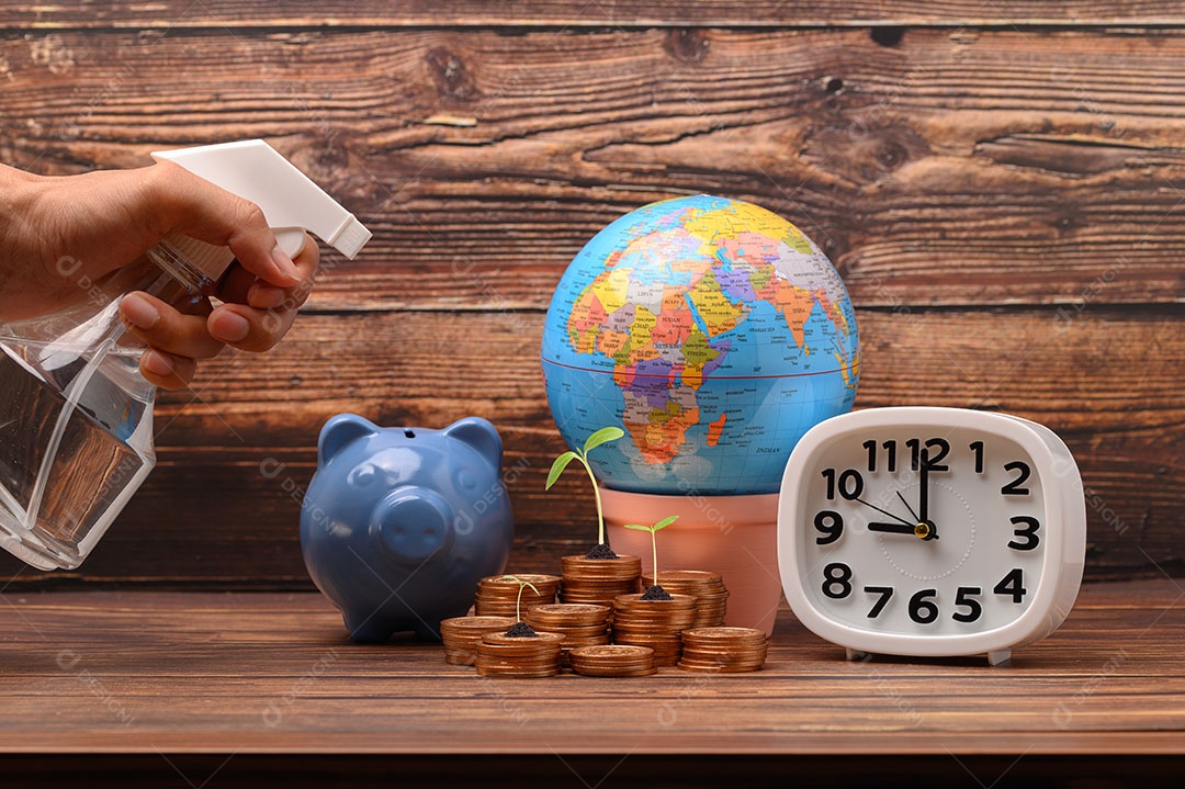 Economize dinheiro, invista, estoque, aumente a receita financeira.