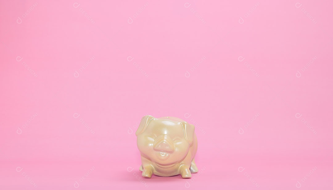 Cofrinho de conceito, economizar dinheiro, investir, estoque, crescimento financeiro