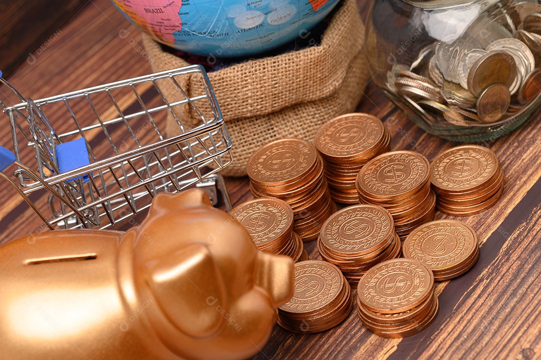 Economize dinheiro, invista, estoque, aumente a receita financeira.