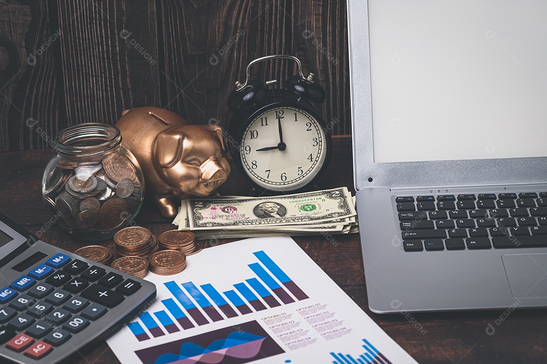 Conceito de economia de investimento, estoque, renda, lucro do negócio