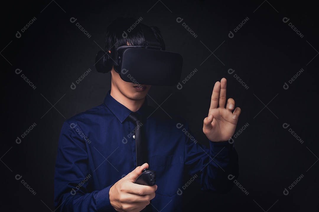 Tecnologia on-line do metaverso de conexão de óculos VR