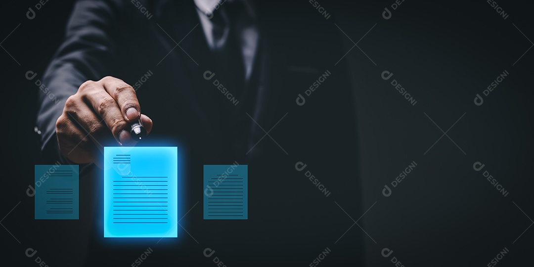 Documento digital online Assinatura eletrônica, gerenciamento de documentos