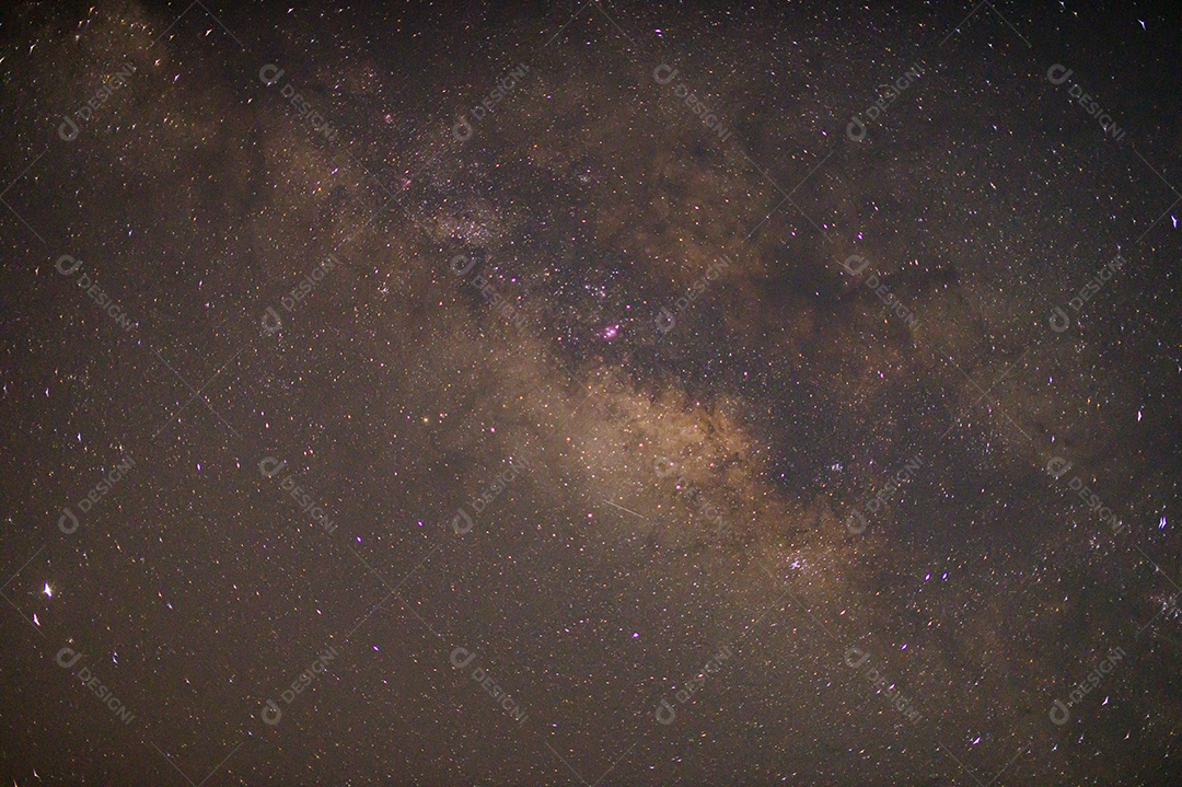 Fundo do céu e estrelas à noite Milkyway