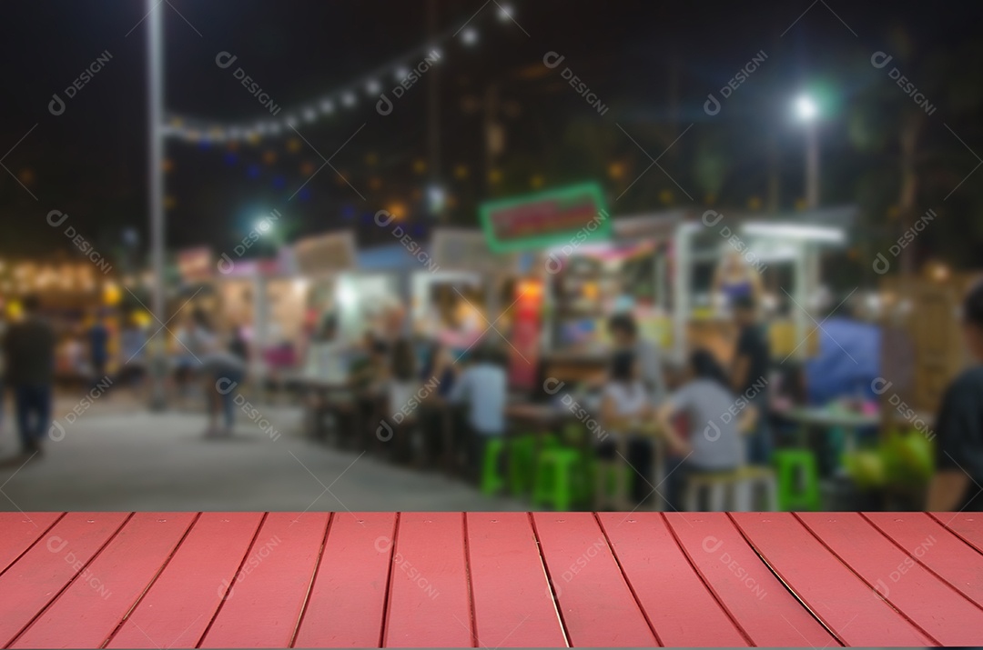 Mesa superior de madeira e fundo abstrato tom vintage. Pode ser usado para exibir ou montar seus produtos.