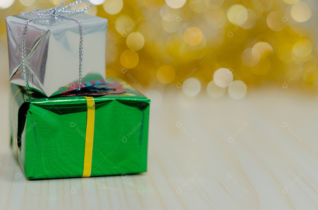 caixas de presente em abstrato