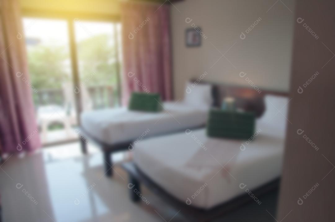 Quarto de fundo desfocado