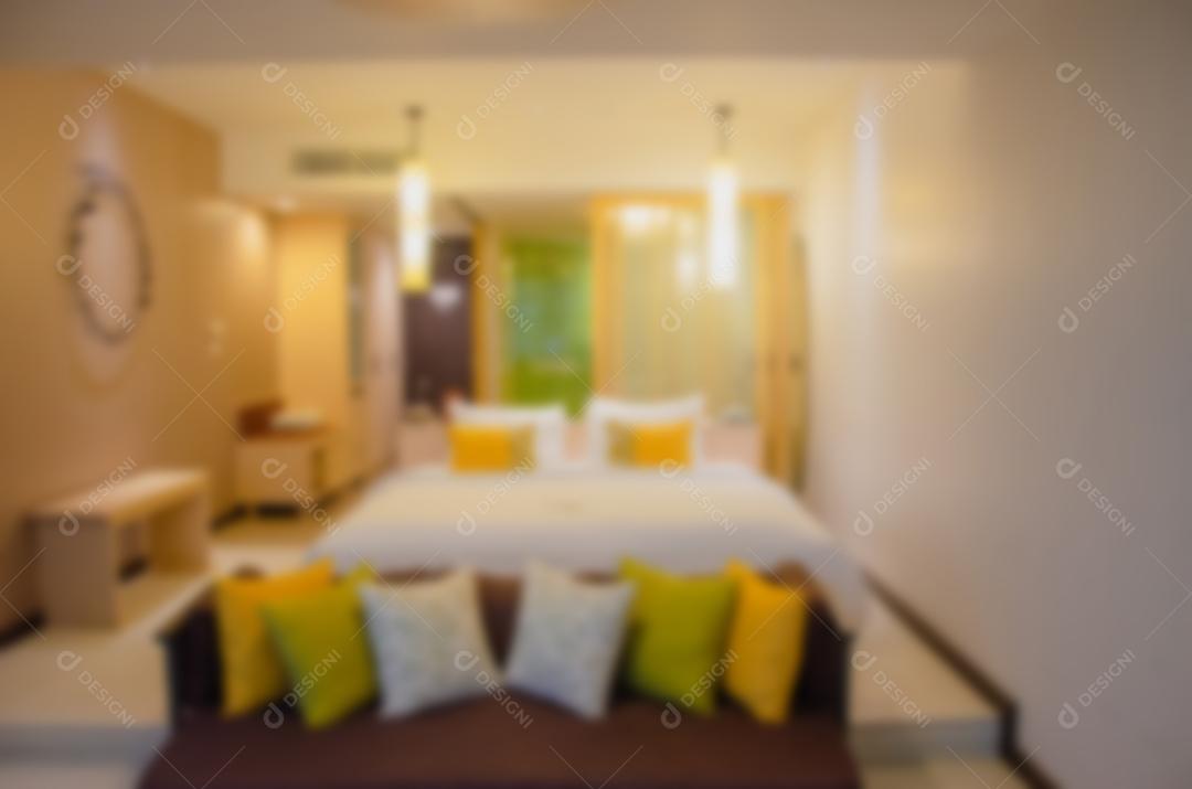Quarto de fundo desfocado