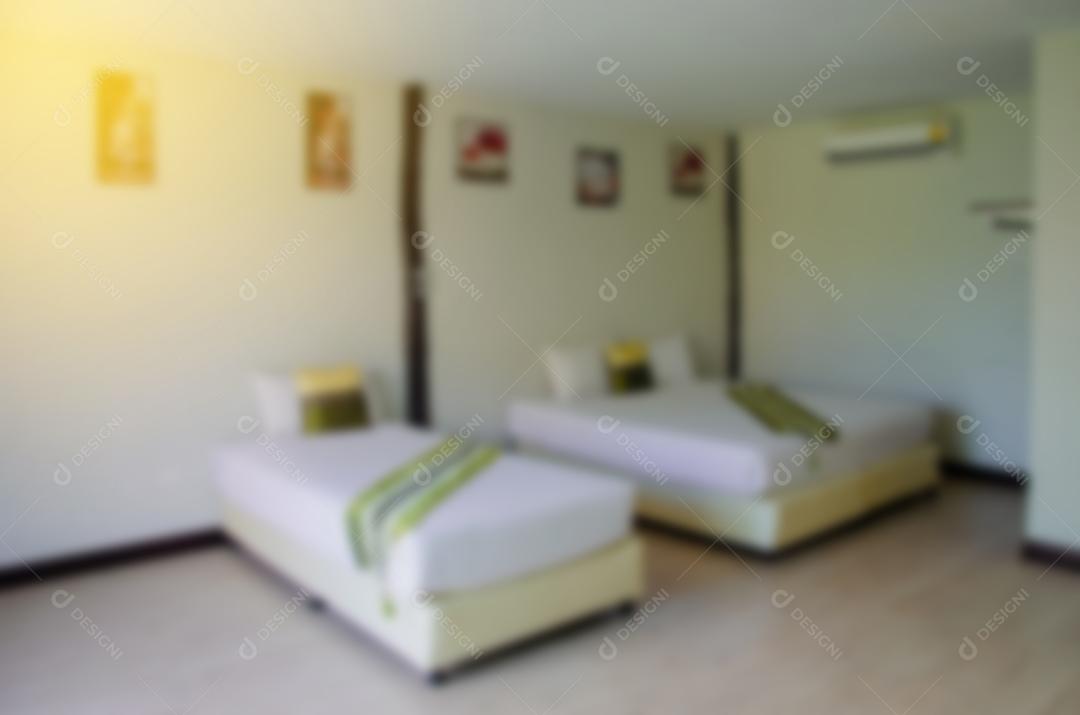 Quarto de fundo desfocado