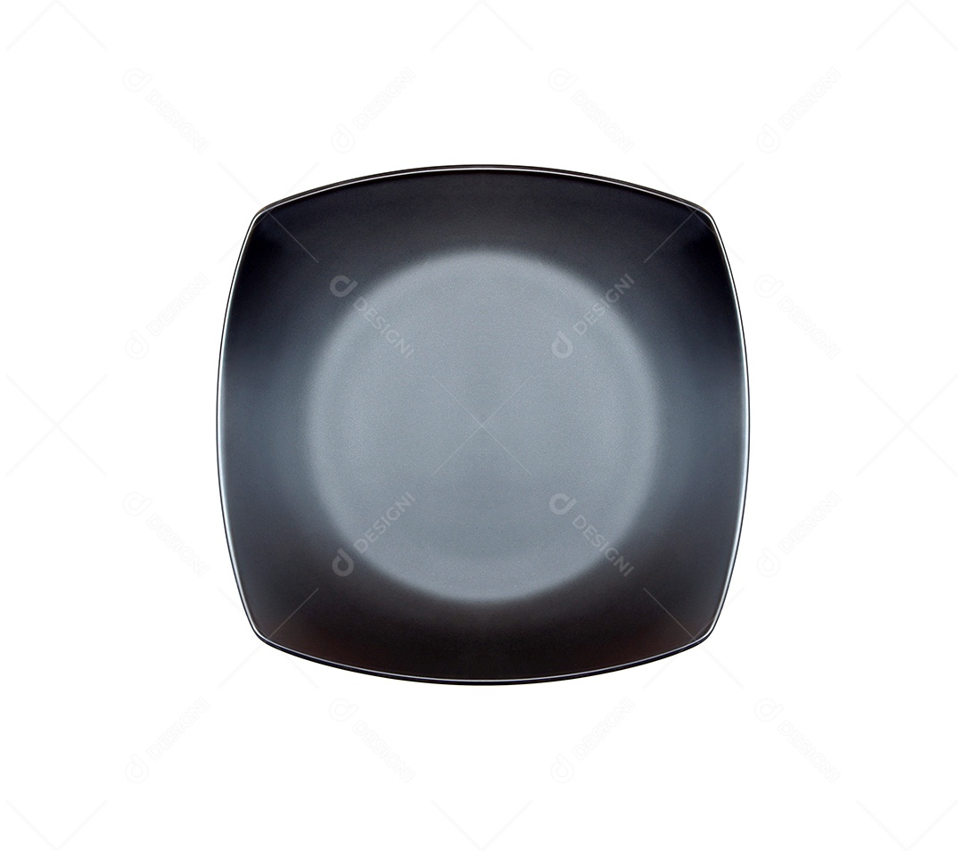 Placa isolada no fundo branco com traçado de recorte