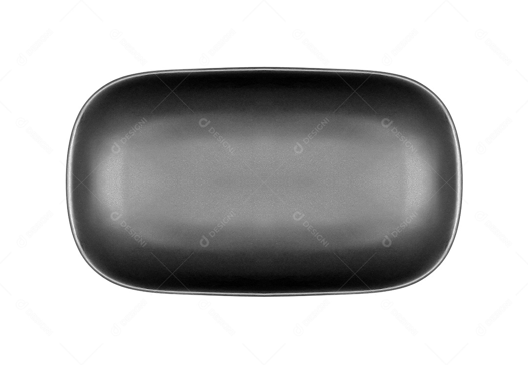 Placa isolada no fundo branco com traçado de recorte