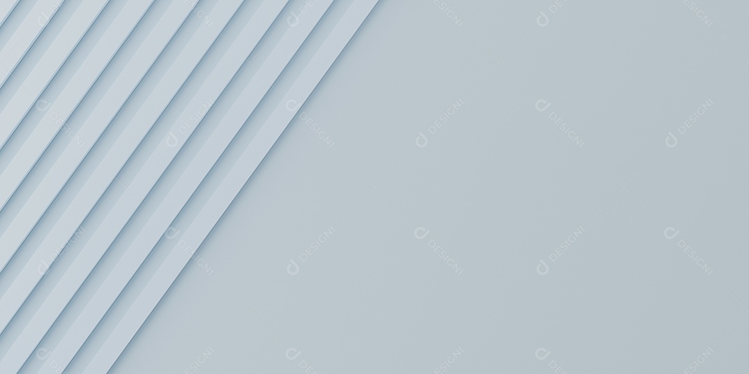 Renderização 3D Fundo branco com detalhes