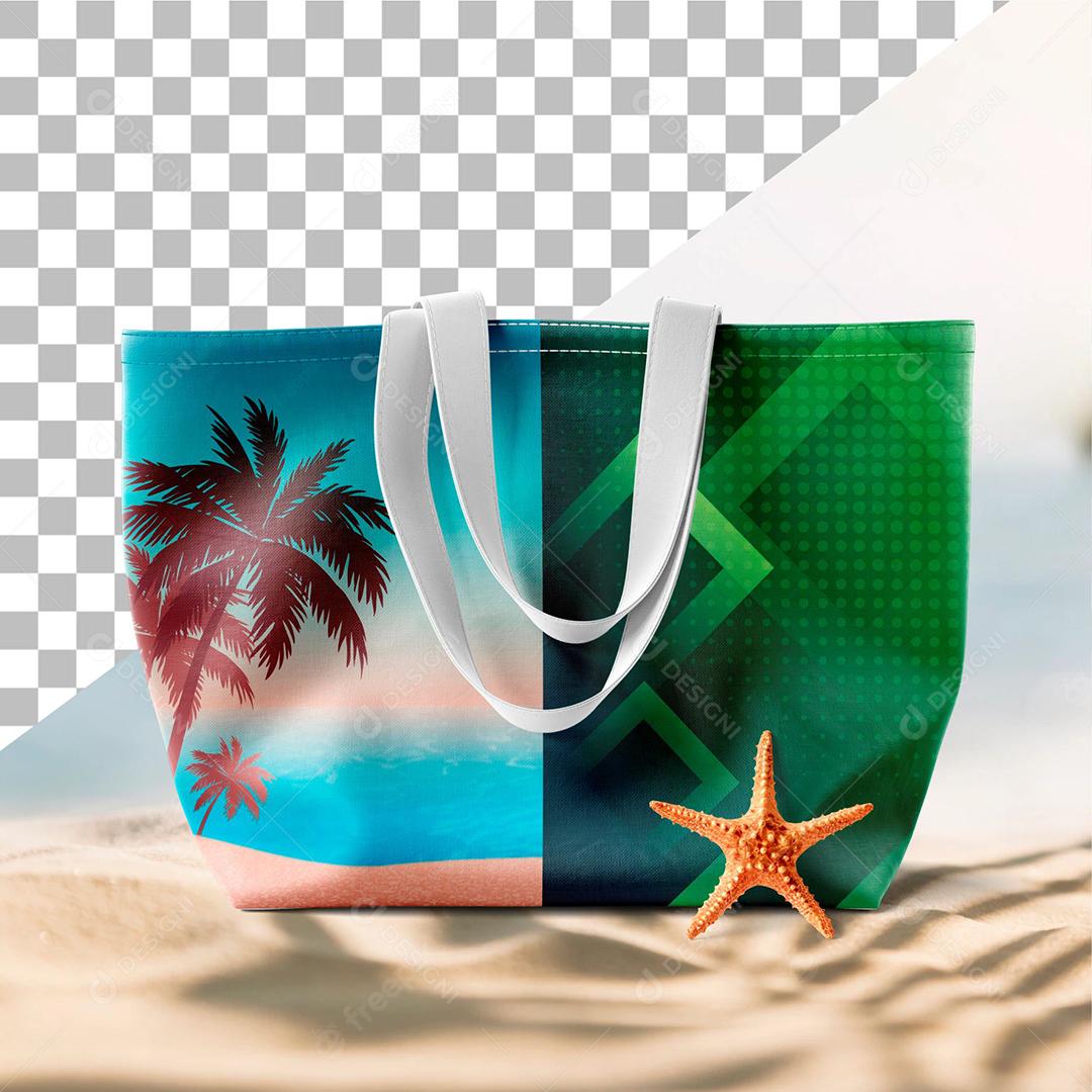 Mockup Bolsa Praia PSD