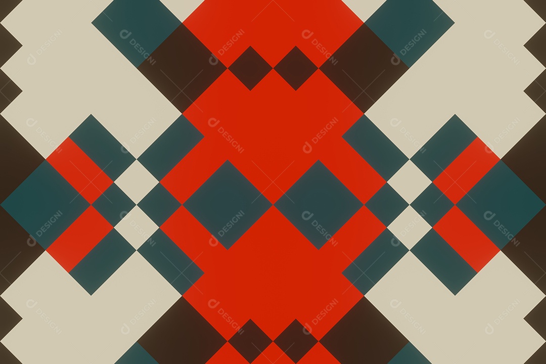 Background de formas quadriculadas