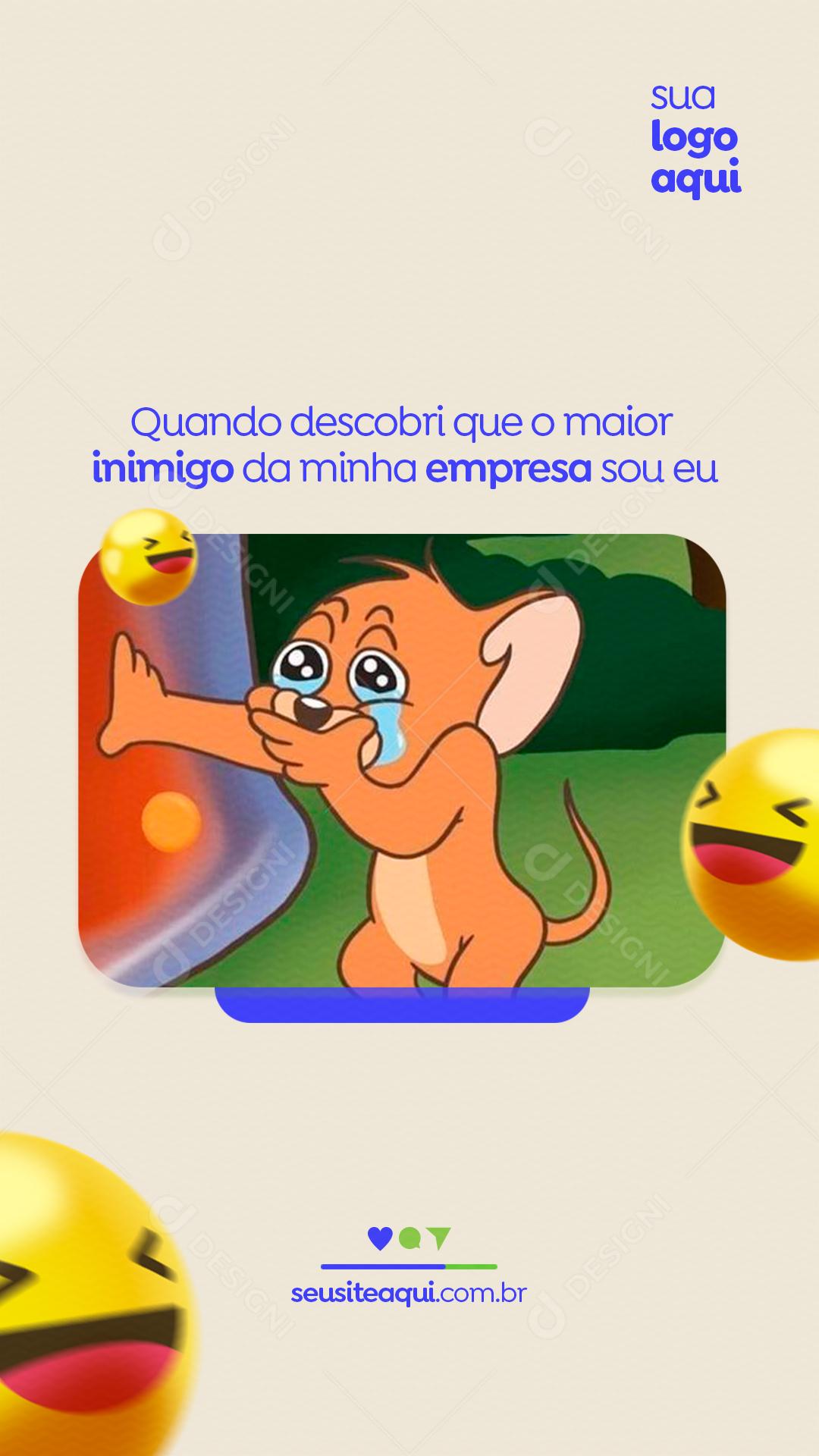 Social Media Story Investimento Quando Descobrir Que O Maior PSD Editável