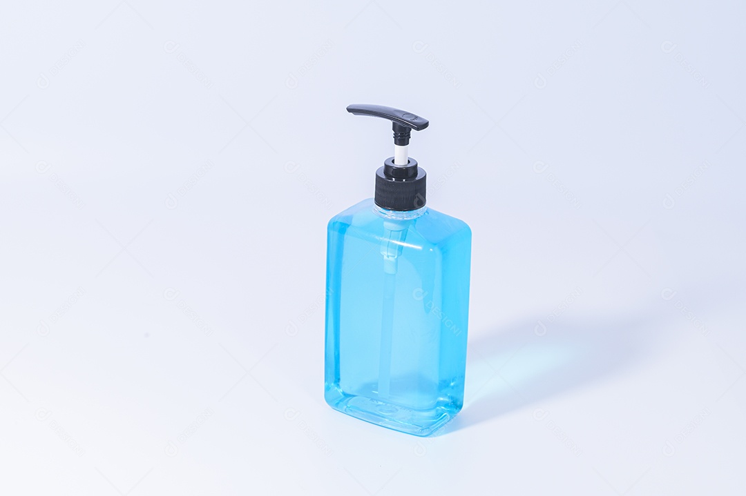 Gel de álcool para lavar as mãos Prevenir o coronavírus ou covid-19
