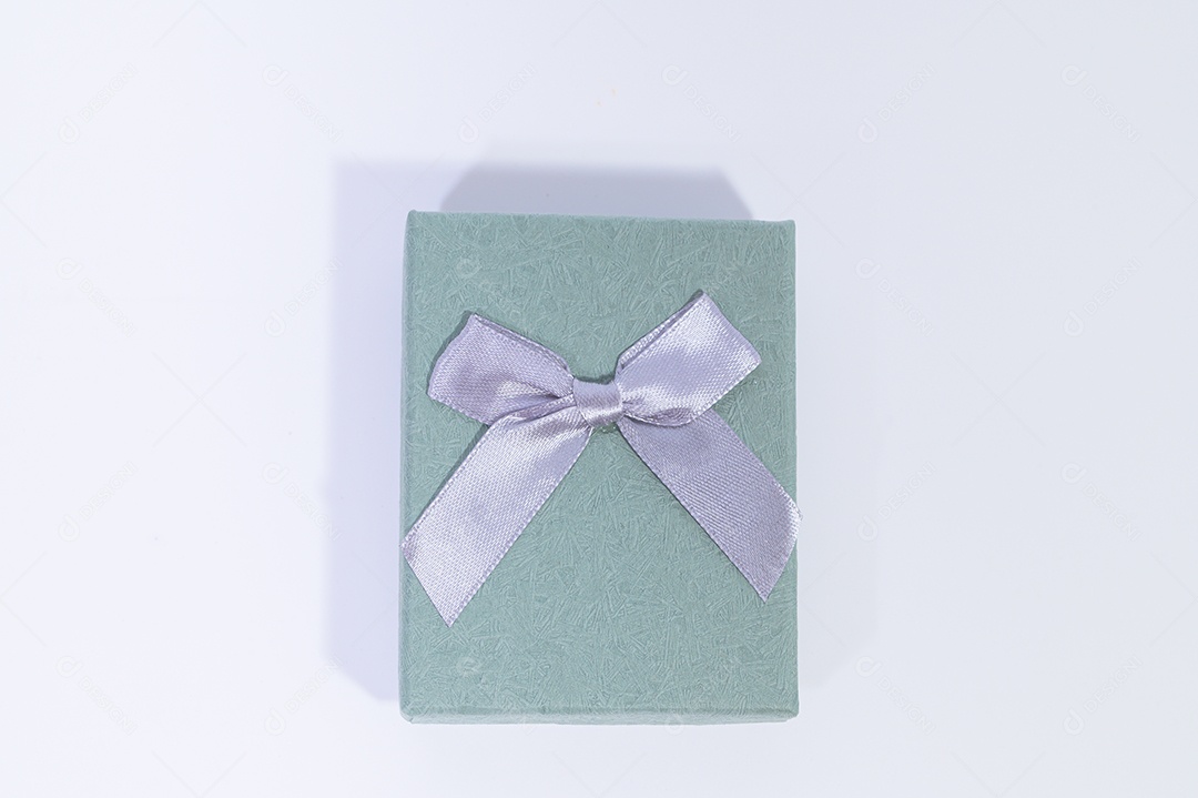 Coleção de caixa de presente no fundo branco