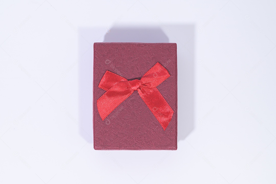 Coleção de caixa de presente no fundo branco