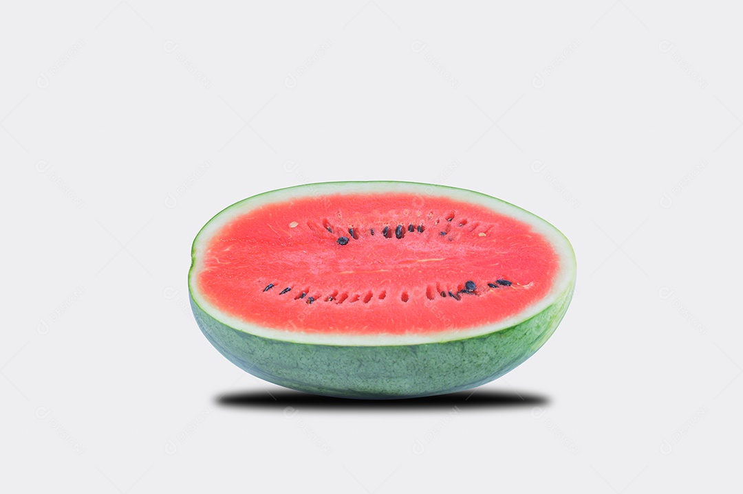 Melancia em fundo branco