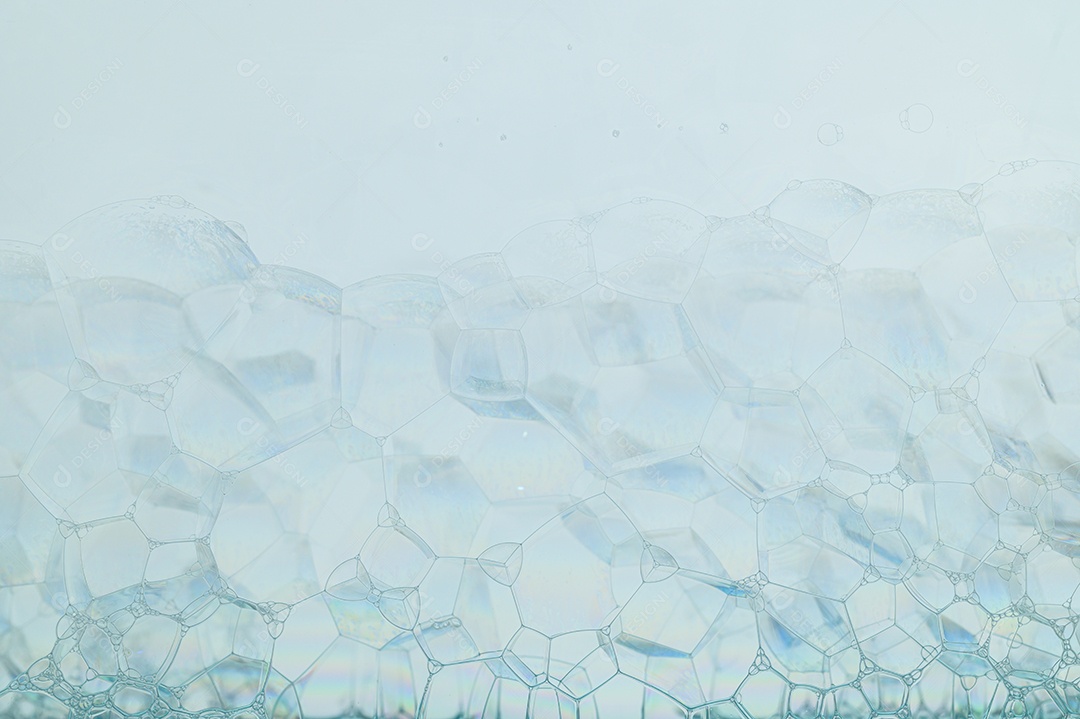 Bolhas no fundo branco