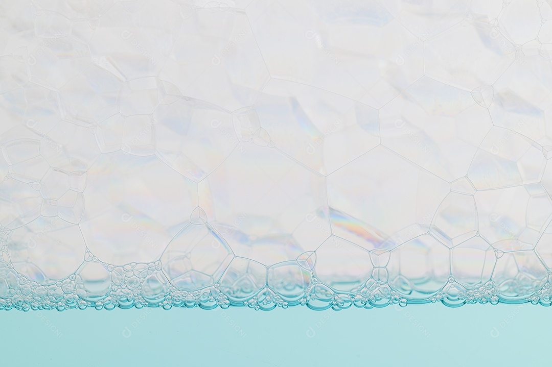 Bolhas no fundo branco