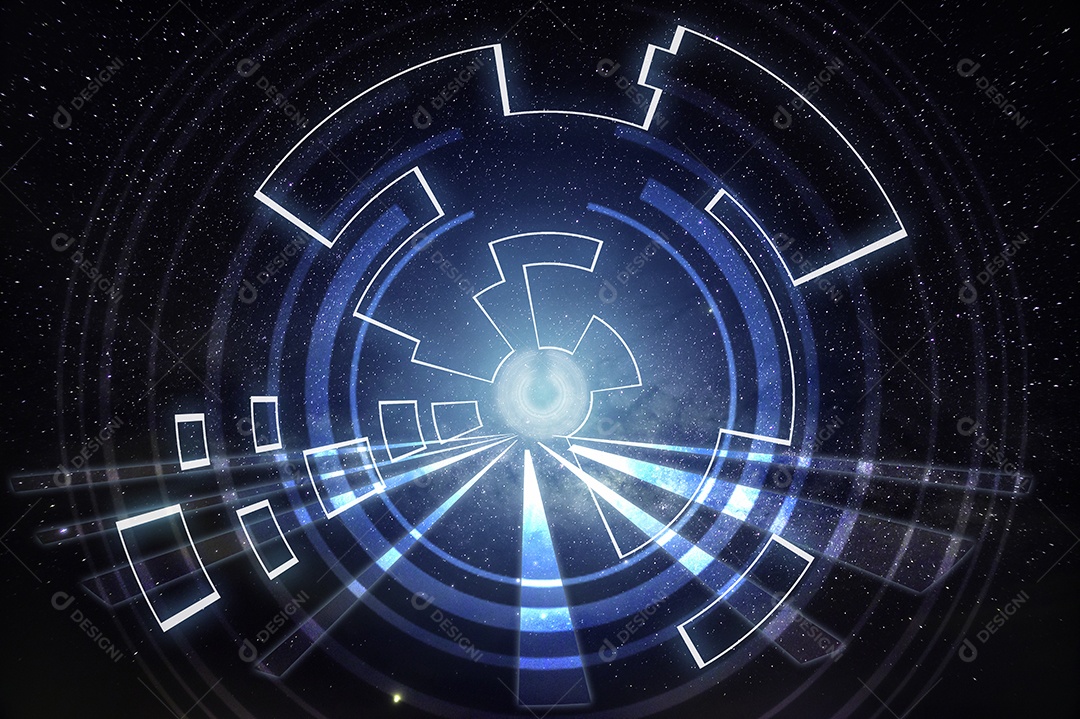 Imagem digital abstrata, fundo aquarela escuro