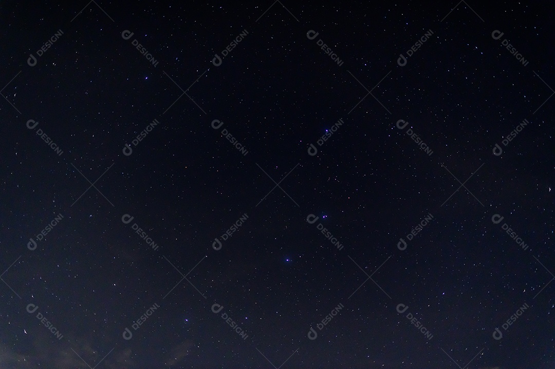 Céu estrelas noite via láctea