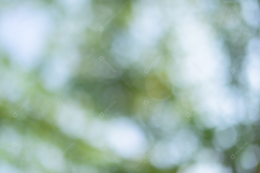 Bokeh esfera verde de fundo de luz natural