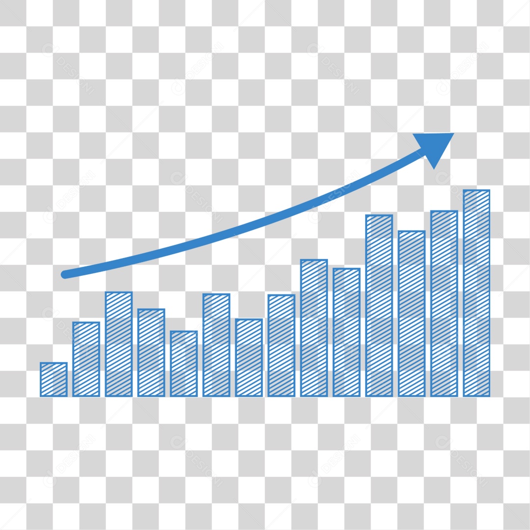 Gráficos Financeiros PNG Transparente