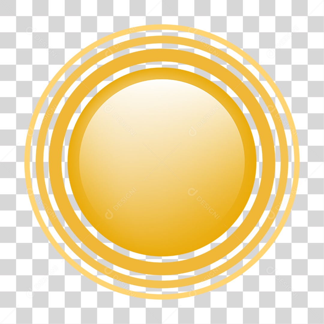 Sol Amarelo Brilhando PNG Transparente