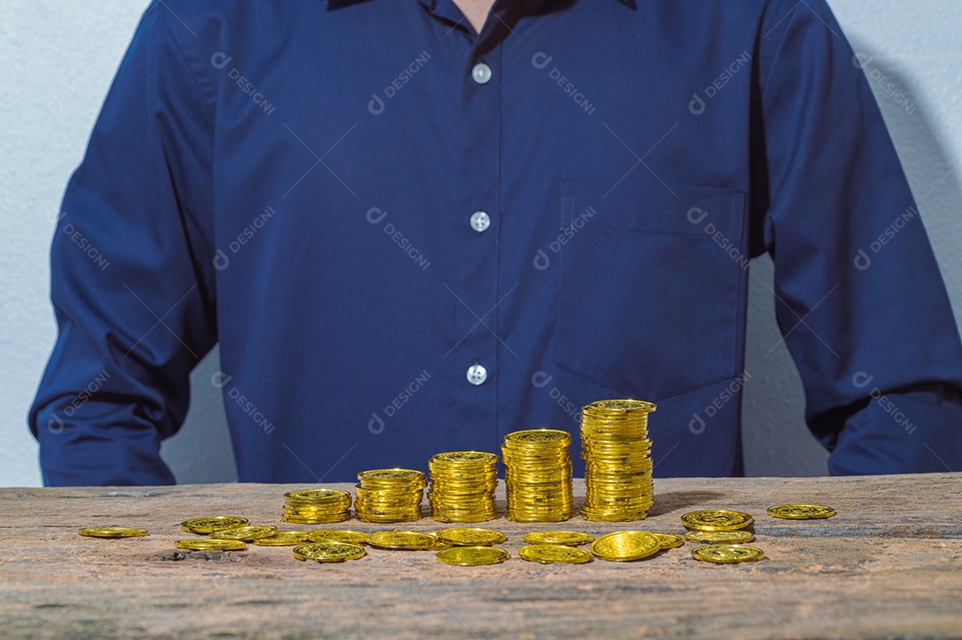 A poupança para o crescimento dos negócios.