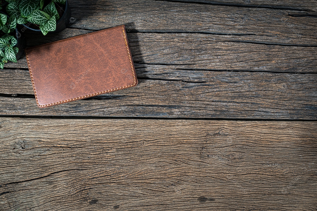 Livros na vista superior da mesa