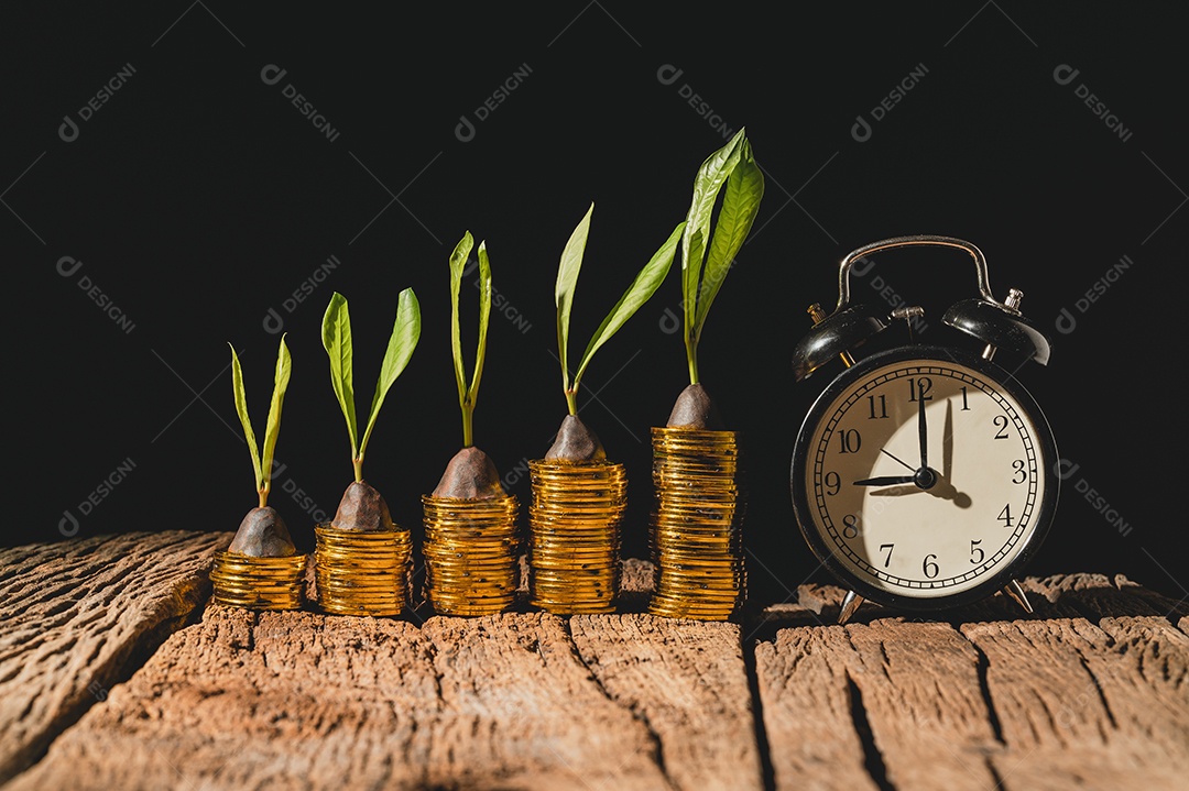 O crescimento das barras de ouro do gráfico leva tempo