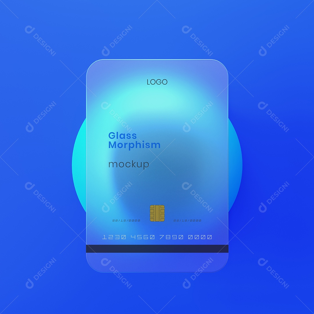 Textura de Vidro Mockup Tela Celular PSD