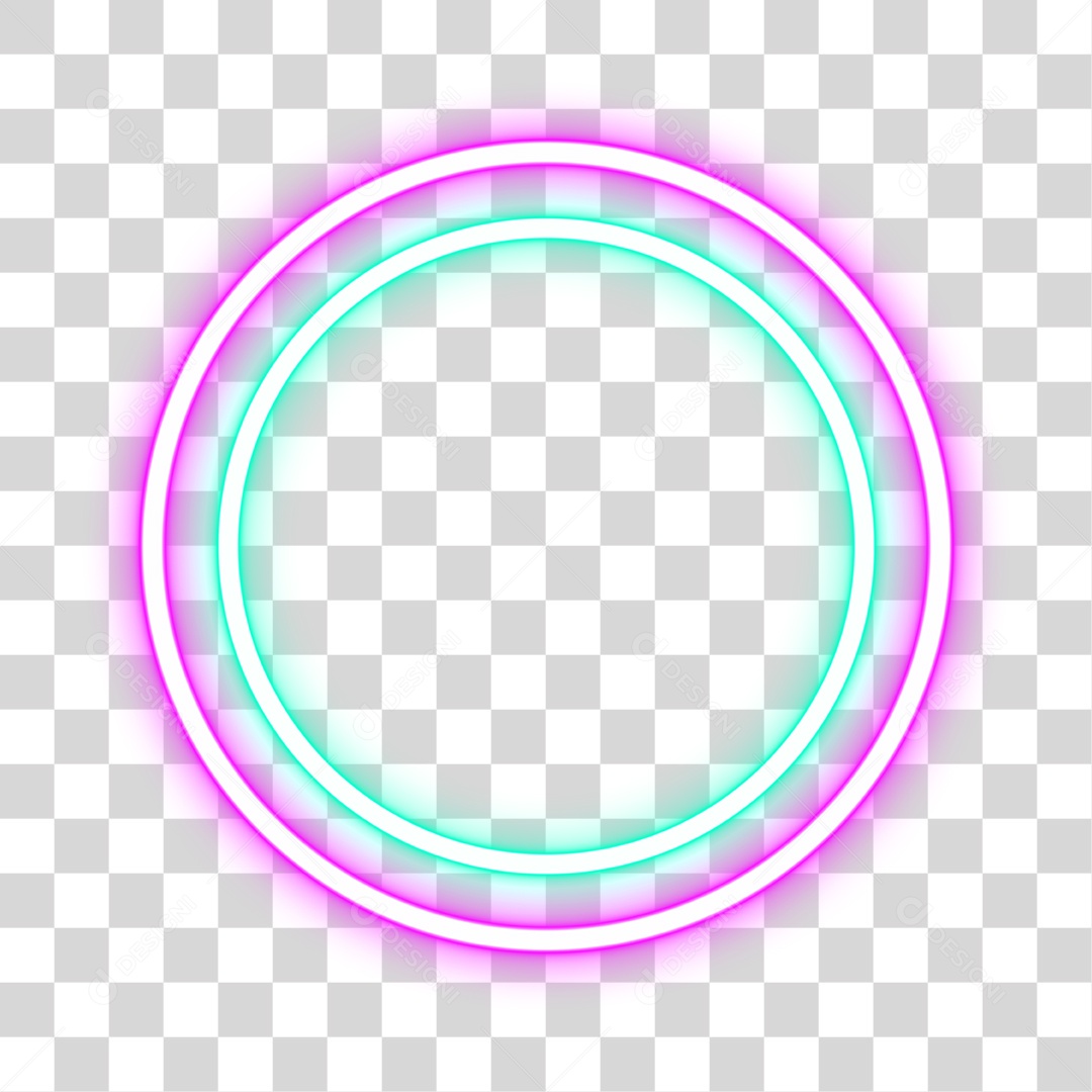 Neon Colorido PNG Transparente
