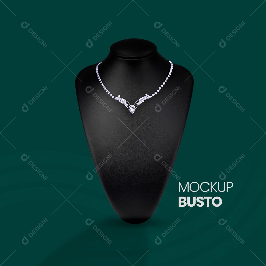 Mockup Semijoias Busto PSD