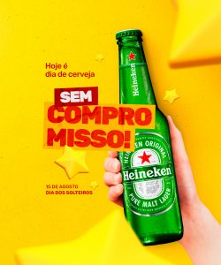 Hoje é Dia De Cerveja Sem Compromisso Social Media PSD Editável