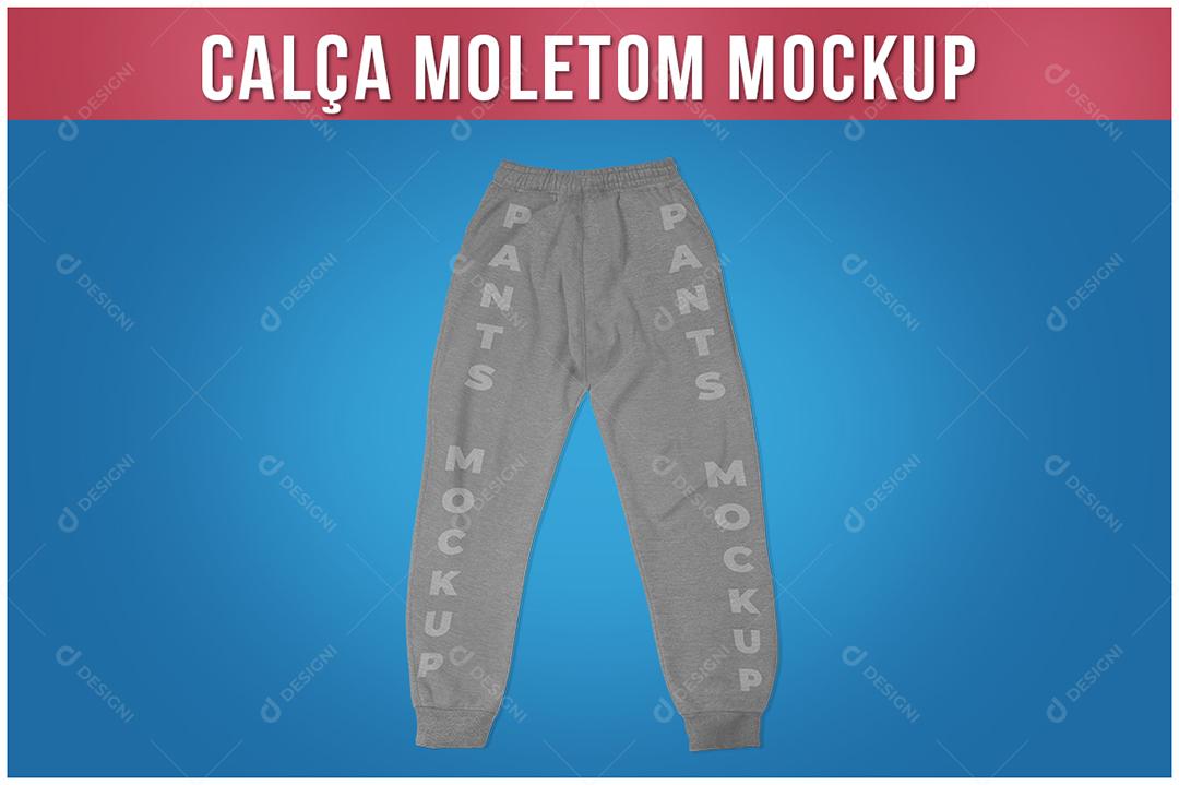 Calça Moletom Mockup Vista Trás PSD