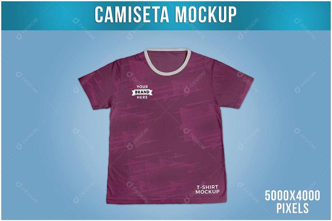 Camiseta Mockup Vista Frente PSD