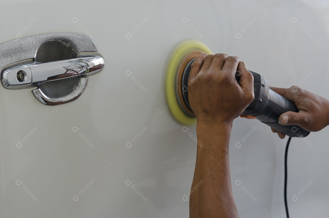 Polimento de pintura automotiva lava rápido