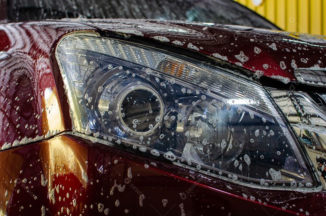 Bolhas de lavagem de carro.