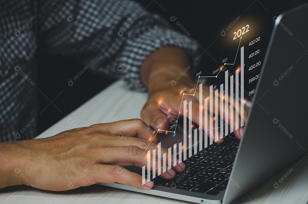 Análise das tendências de crescimento dos negócios e finanças da empresa negócios