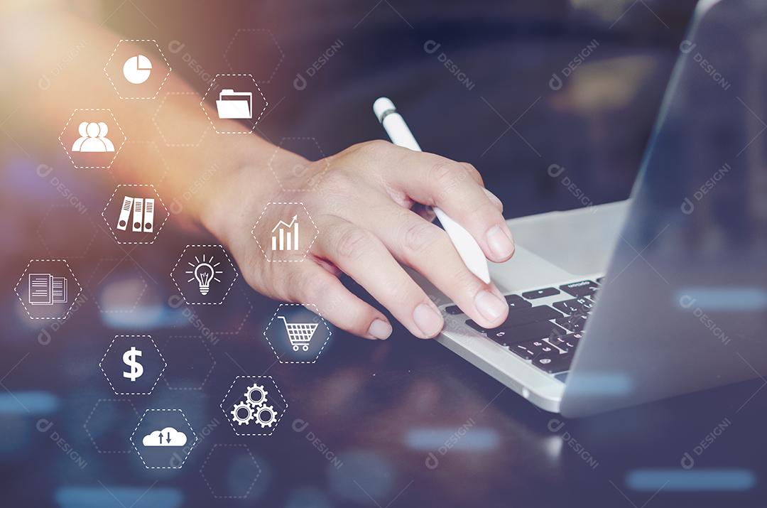 Tecnologia de computador Big Data Business, Análise Financeira