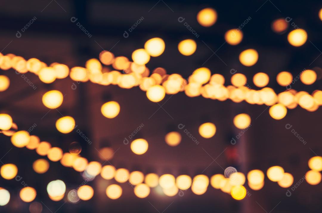 Bokeh de fundo dourado