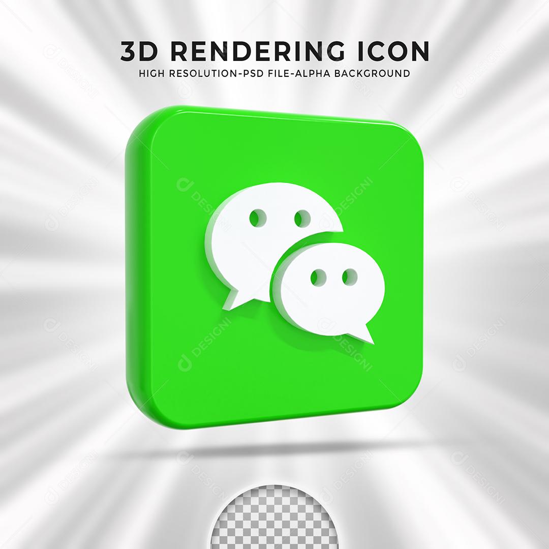 Elemento 3D Line Para Composição PSD
