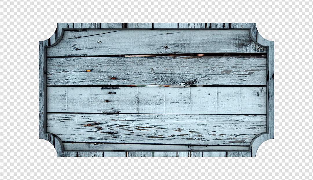 Placa de Madeira 3D Elemento Para Composição PSD