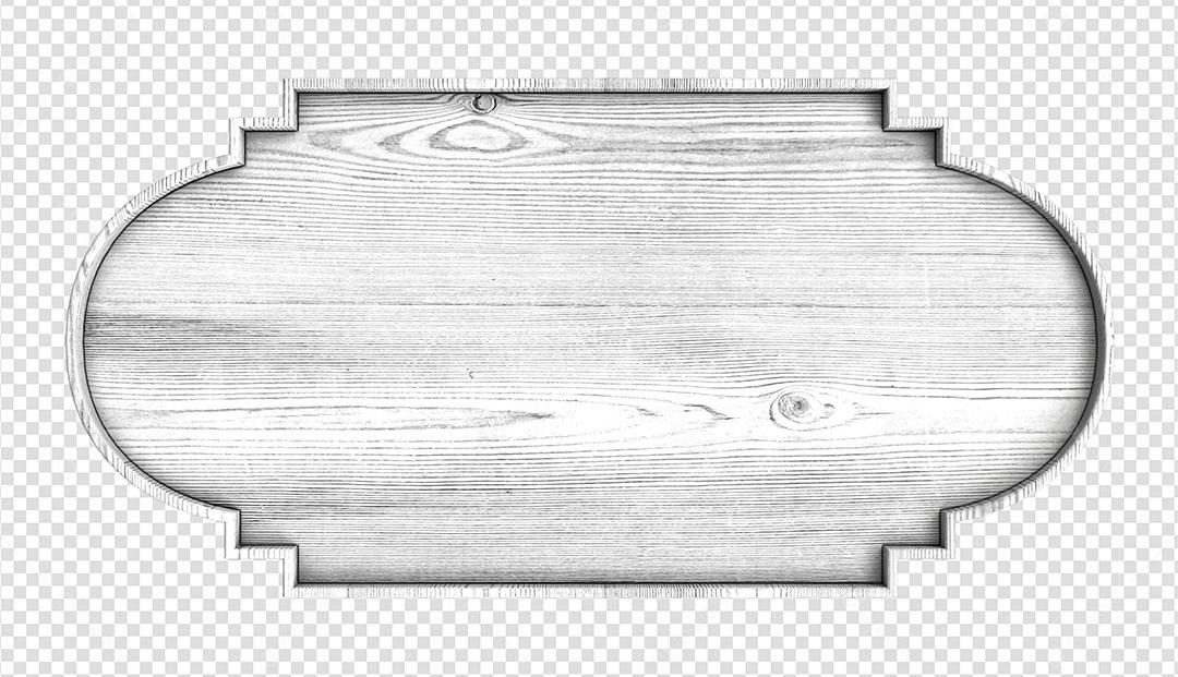 Placa de Madeira Clara 3D Elemento Para Composição PSD