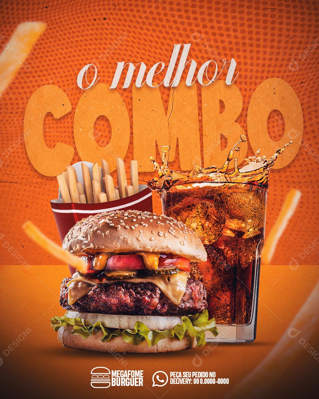 O Melhor Combo Que Você Vai Ver Social Media PSD Editável