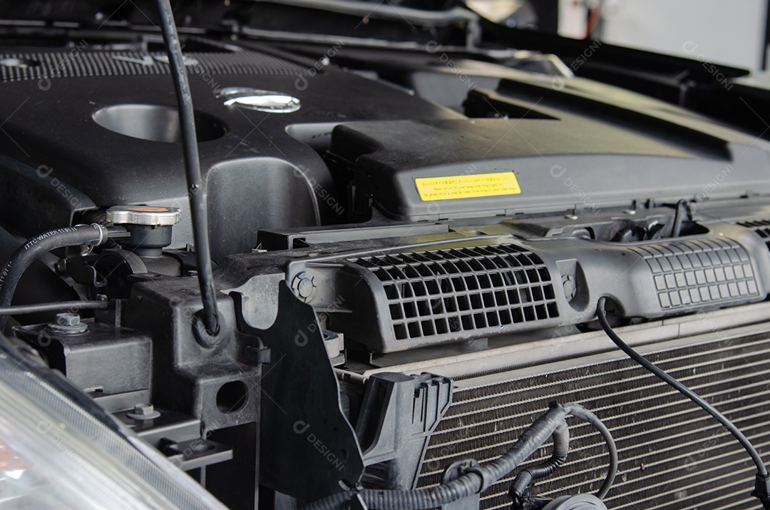 Carros do motor do detalhe.