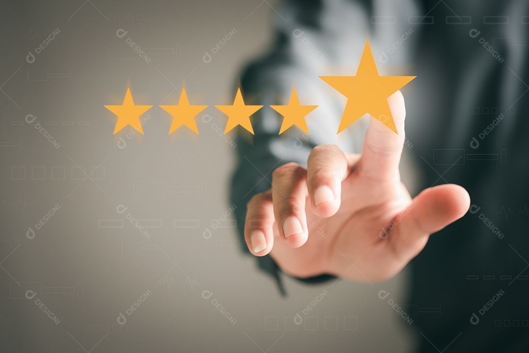 Os consumidores apontam estrelas para o melhor índice de satisfação