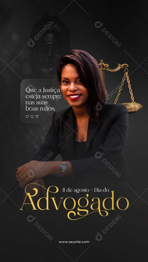 Dia 11 De Agosto Dia Do Advogado Social Media PSD Editável
